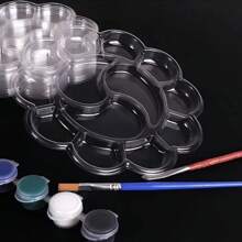 A Set Of 12 Acrylic Paint Colors With 2 Paintbrushes, Suitable For Students' Painting And Art Crafts, Including A Paintbrush Set For Oil Painting.