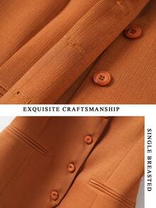 女士纯色背心，V领夹克，春秋季，时尚通勤，女士服装