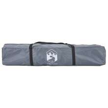 Kuppel-Campingzelt 3 Personen Grau und Orange Quick Release - Grau - Übersicht 8