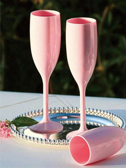 1/2/4/6/8/10/12 件高品质香槟杯，粉色/白色，170ML 优质香槟杯，万圣节/圣诞节派对香槟杯，适用于威士忌、葡萄酒、鸡尾酒、啤酒、香槟、水、牛奶、燕麦片、茶、果汁、早餐、咖啡、饮料，非常适合咖啡馆、家庭、餐厅、派对、联欢晚会、办公室、父亲节、母亲节、朋友礼物、圣诞快乐、万圣节礼物、情人节礼物、万圣节礼物