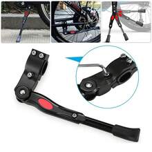NetHong HEAVY DUTY ADJUSTABLE MOUNTAIN BIKE BICYCLE CYCLE PROP SIDE REAR KICK STAND - Black - View 2