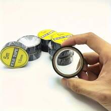 10 rolek czarnej taśmy elektrycznej - odpornej na ciepło, wodoodpornej i ognioodpornej, o mocnym kleju do okablowania wewnątrz i na zewnątrz, projektów DIY i zastosowań profesjonalnych