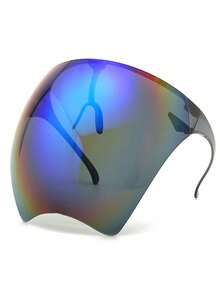 1 件全脸防护罩，防雾防溅骑行防护镜，防尘防护面罩，双面防护 - 彩色 - 查看 11