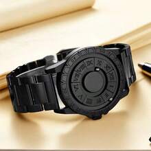 1 件时尚男士磁悬浮腕表，采用流行黑色调，搭配金属表带和皮革表带。搭载石英机芯，适合各种场合。是馈赠亲朋好友的首选礼物。 - Multi-color - 查看 5