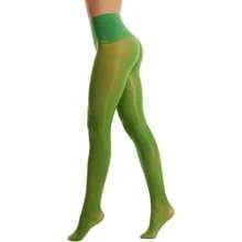 Frola Oil Shiny Stockings Pantyhose 360°Seamless Crotch High Waist Smooth Tights For Women