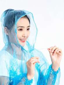 1/5/7/10 Pcs Disposable Raincoats, Portable Compressed Card Packing, Outdoor Rafting Travel Thickened Unisex Rainwear, Waterproof Plastic Rain Ponchos Suitable For Daily Outdoor Activities, Camping, Hiking, Fishing, Climbing, Cycling (Unspecified Color And Style Randomly Sent) Insulation, Galentines, Puppy, Carnival, Party Decorations, Spring Summer Picks, Brides Maid Gifts, Room, Bedroom Decor, Bedroom Decor, Beach, Travel, For Men, For Women, Vacation,Cute Stuff - Multicolor - View 3