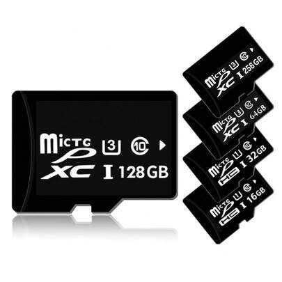 64GB/128GB/256GB 高速 TF 存储卡，适用于行车记录仪、安防摄像头、智能手机、相机 - 耐用可靠的多设备存储