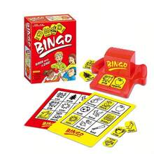 Children's Educational BINGO GAME, English Word Learning Toy Board Game. A Classic Bingo Game, Very Suitable For Family Gatherings And Holiday Gifts.