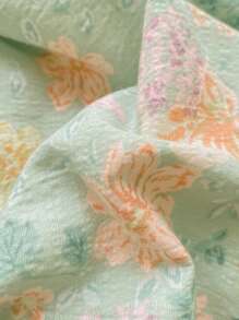 3pcs Vintage Ink Painting Print Duvet Cover Set (1pc Duvet Cover + 2pcs Pillow Cases), 100% Polyester, Machine Washable, No Filler