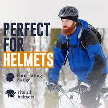 1/2 Pcs Men's And Women's Skull Cap Helmet Lining, Winter Wool Bicycle Cap, Skull Cap Under The Helmet, And Running Bicycle Cap