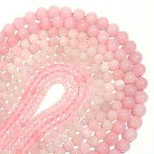 QYDCX Cuentas sueltas de cuarzo rosa natural para hacer joyas, pulseras, artesanía de costura y otros accesorios - disponibles en 6 mm, 8 mm y 10 mm