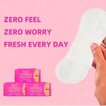 FREEMORE 80PCS/160pc Freemore Ultra Thin Panty Liners(165mm),Quickly Absorb, Dry And Comfortable All Day Long,Ultra-Thin,Soft And Delicat
