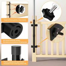 WU-13539 - HeavyDuty Patio Umbrella Holder For Deck Railing Stainless Steel Windproof Outdoor Patio Umbrella Base And Mount Brackets Attachable To Railing Fits ≤1.6'' Pole Sleek Space Saving Black - Black - View 4