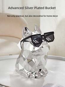 Dog Shaped Paper Tissue Box, Luxury Decorative Napkin Holder For Living Room, Multi-Functional Tea Table Tissue Storage Organizer