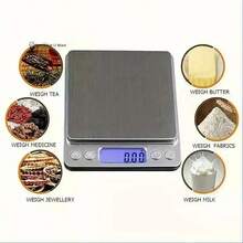 Mini Scale, Precise Electronic Digital Jewelry Weighing Machine, Multifunctional High-Definition LCD Display Electronic Scale, Stainless Steel Mini Size Food Scale, Portable Pocket Scale, Portable Scale - The Perfect Gift Choice For All Scenarios - White - View 8