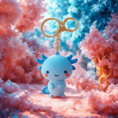 Llavero de dragón de dibujos animados de tres colores pastel con cadena dorada, un encantador y caprichoso dije de dragón para niñas, accesorio ligero y duradero para alegrar mochilas, bolsos y llaves, regalo perfecto, acento de moda versátil para uso diario, atuendos de primavera y verano, diseño de personaje animal lindo, acabado de alta calidad, muestra un estilo juguetón, ideal para coleccionistas y fanáticos de los encantadores personajes de dragón, mejora el estilo personal con un accesorio de llavero divertido y llamativo sin comprometer la practicidad