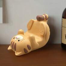 1 件可爱猫咪桌面手机支架，树脂工艺品躺猫智能手机支架，解放您的双手 - 彩色 - 查看 2