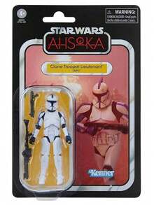 Hasbro Figure Clone Trooper Lieutenant Ahsoka 9.5cm - White, Blue and Black - View 1