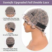 Braided Wig Cap With Baby Hair Crochet Wig Cap For Crochet Braids Hair Glueless Double Full Hd Lace Wig Caps For  Human Baby Hair125 01 - HumanBabyHair-125 - View 4