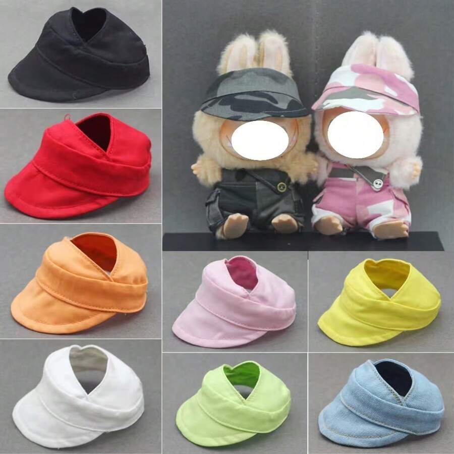 (仅帽子) Labobo 1/2/3代 17cm 拉布布娃娃鸭舌帽 - 彩色 - 查看 1