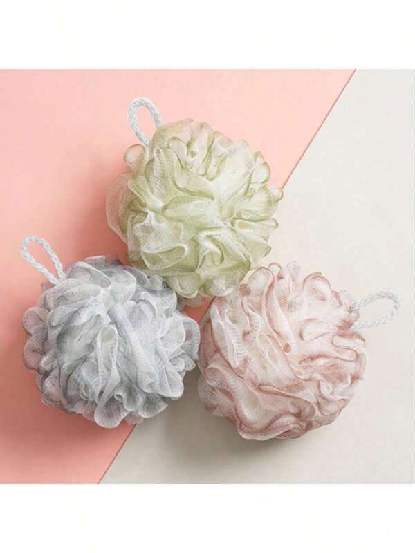 1-Piece Luxury Bath Ball, Exfoliating Bath Ball, Super Soft And Durable, Can Be Used For Bath, Bubble Bath, Exfoliation And Massage, Suitable For Men And Women, Available In Four Seasons