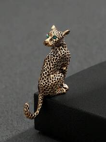 1 件时尚复古动物设计胸针，适合男士和女士，日常装饰或礼物