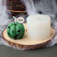3 Style Pumpkin Ghost Candle Mold Heart-Shaped Scented Candle Gypsum Silicone Mold Making Resin Epoxy Tool For Halloween Part