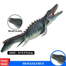 大型沧龙玩具，逼真深海怪兽沧龙恐龙塑料手绘海洋动物模型装饰品，生日礼物，派对礼品，儿童玩具，万圣节和圣诞节礼物
