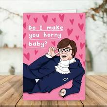 1 pieza Tarjeta divertida y juguetona para el Día de San Valentín para él o ella - Regalo humorístico para aniversario o cumpleaños con un mensaje juguetón, perfecto para esposo, novio, esposa, novia - Incluye sobre rojo