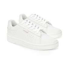 Men's White Casual Canedan Sneakers - Style, Comfort And Lightness Basic Casual College Vintage Sporty Lace Up Outdoor All - 白色 - 查看 5