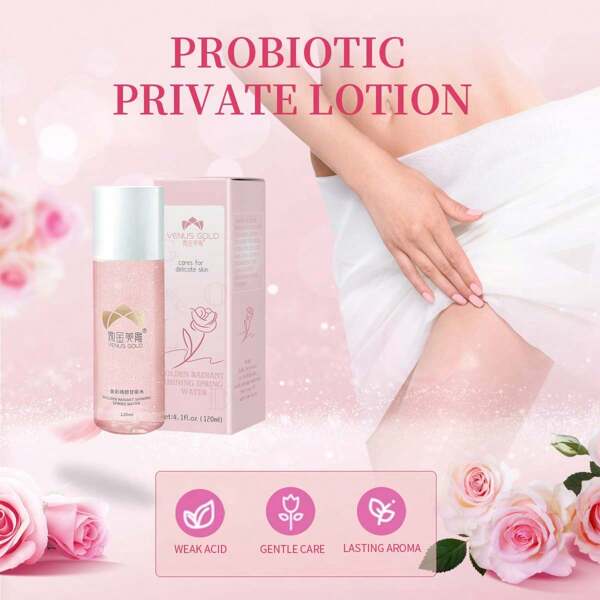 120ml Intimpflegegel mit Probiotika, Intimreinigung, schützt den pH-Wert, aufhellend & auffrischend, Geruchsentfernung, beruhigende Reparatur, schützt empfindliche Intimhaut