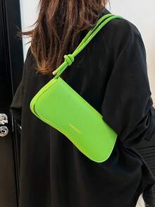 简约纯色荔枝纹女士单肩包 - 可调节顶部提手，多功能时尚斜挎包，钱包 - 适合女性办公室工作