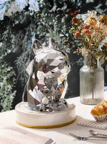Dog Shaped Paper Tissue Box, Luxury Decorative Napkin Holder For Living Room, Multi-Functional Tea Table Tissue Storage Organizer