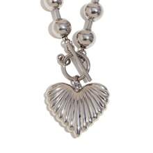 VKHK 1 Stück Vintage 18K vergoldete Edelstahl Herz Anhänger Halskette, geeignet für Frauen Alltag & Hochzeit, Geschenk