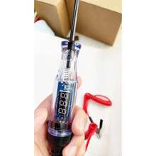 Car Voltage Circuit Tester Auto 5V-120v Tools Car Diagnostic Probe Test Pen Light Bulb Electric Measuring Pen Automotive Tools - one-size - View 8