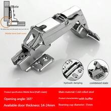 165度角液压缓冲铰链，适用于角柜和衣柜