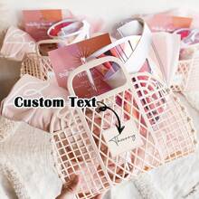 1pc Customizable Laundry Baskets: Multifunctional Organizers For Every Need Custom-Designed Laundry Baskets Double As Bathroom Carryalls. Our Wall - Mounted Storage Bins Are Perfect For The Washroom, Holding Toiletries. Additionally, They Transform Into Reusable Beach Bags-An Ideal Pick For Women!
