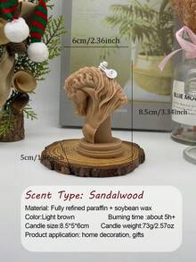 3D马头艺术香薰蜡烛，采用手工豆蜡精心制作，既可用作珠宝摄影背景道具，又可作为迷人的家居装饰品。这些蜡烛不仅能提升您的家居氛围，还能以其宜人的香气清新空气。它们是完美的情人节礼物或生日礼物，提供杏色、棕色和黑色等多种色调，以满足您的喜好。