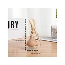 1PCS 6ml Car Diffuser Bottles Perfume Hanger,Essential Oil Hanging Fragrance Diffuser,Car Aromatherapy Ornaments,Air Freshener Diffuser