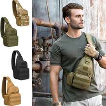 Bolso de hombroáctico, mochila para senderismo, nailon para hombre, caza al aire libre, Camping, pesca, Molle, senderismo, bandolera para el pecho G7F5 - CP - Ver 11