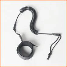 1 Stück fortschrittliche Surf-Leine, TPU, schwarz, leicht, maximale Stärke, für alle Arten von Surfbrettern, Strandutensilien, Strandaccessoires, Poolschwimmhilfe