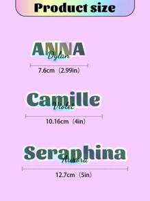 Personalized Name Tumbler - Custom Skinny Tumbler Cup With Straw - Custom Name Gift,Personalized Name Decals - Custom Name Decals - Wedding Decals - Name Stickers,Back To School Gift.