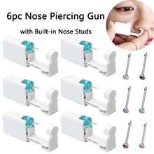 3PCS Disposable Nose Piercing Gun With Nose Studs-Safety Nose Piercing Tool For Self Nose Piercing Kit - Second Generation Nose Piercer_3 Pieces - View 11