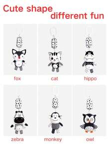 Newborn Bell Soft Plush Baby Bed Hanging Bells, Baby Stroller Wind Chimes, Educational Gift