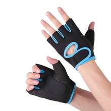 Non-Slip Gym Gloves For Men And Women - 黑色 - 查看 4