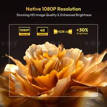 A6 Pro Projector 4K Support Native 1080P HD Built In Android 11 650 ANSI With 1GB RAM+32GB ROM Storage 135° Rotation Portable Projector, Auto Keystone Correction WiFi6 Voice Assistant Mini Projector Compatible For Smartphone/Tablet/PC - trắng - Xem 2
