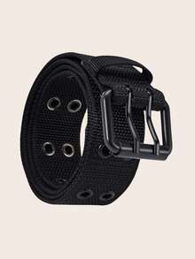 New Men Breathable Nylon Fabric Belt Outdoor Sport Belt Pin Buckle Trousers Jeans Belt