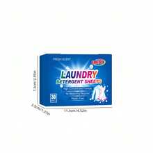 Super Concentrated Laundry Detergent Sheets, Highly Effective Stain Removal, & Safe, Deeply Penetrates Fabric Fibers To Remove Stubborn Stains - Multicolor - View 2