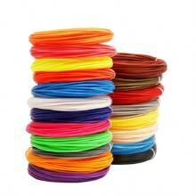 DIY 3D Printing Pen Kit, Low Temperature PCL Filament, Handmade 3D Painting Tool, Educational Toy For Students, Girls, Children, Christmas Gift (Scissors, Filament & Accessories In Random Colors)