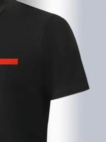 2pcs Set Teenage Boy Summer Casual Letter Graphic T-Shirt And Shorts Set